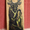 Cerf noir, gravure sur bois – Image 3